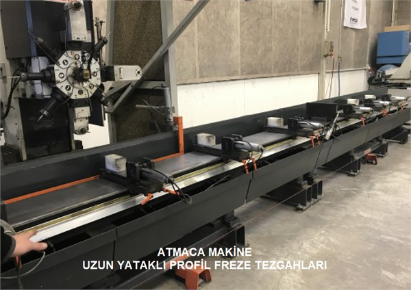 UZUN YATAKLI PROFİL FREZE TEZGAHLARI